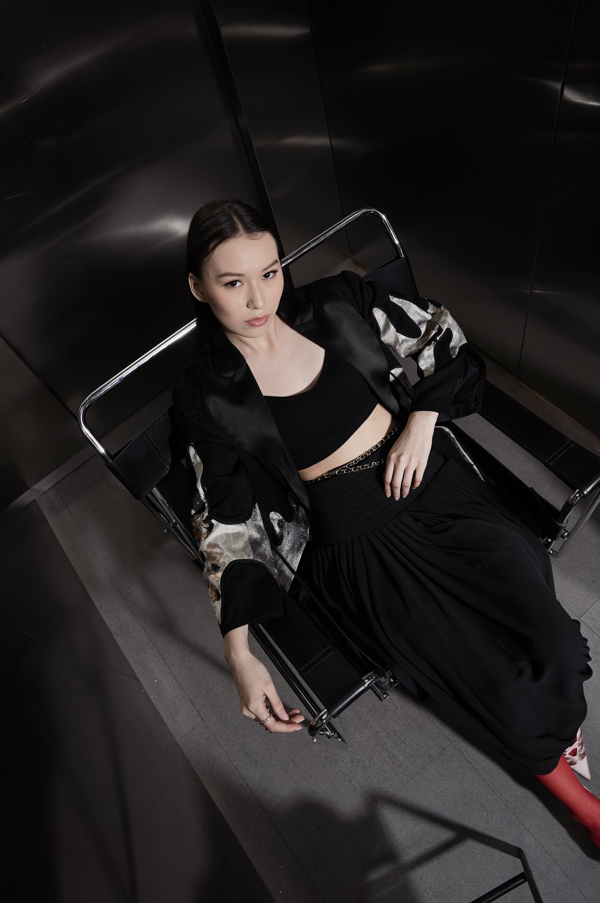 Bloom et Champs New Year Jacquard Blazer