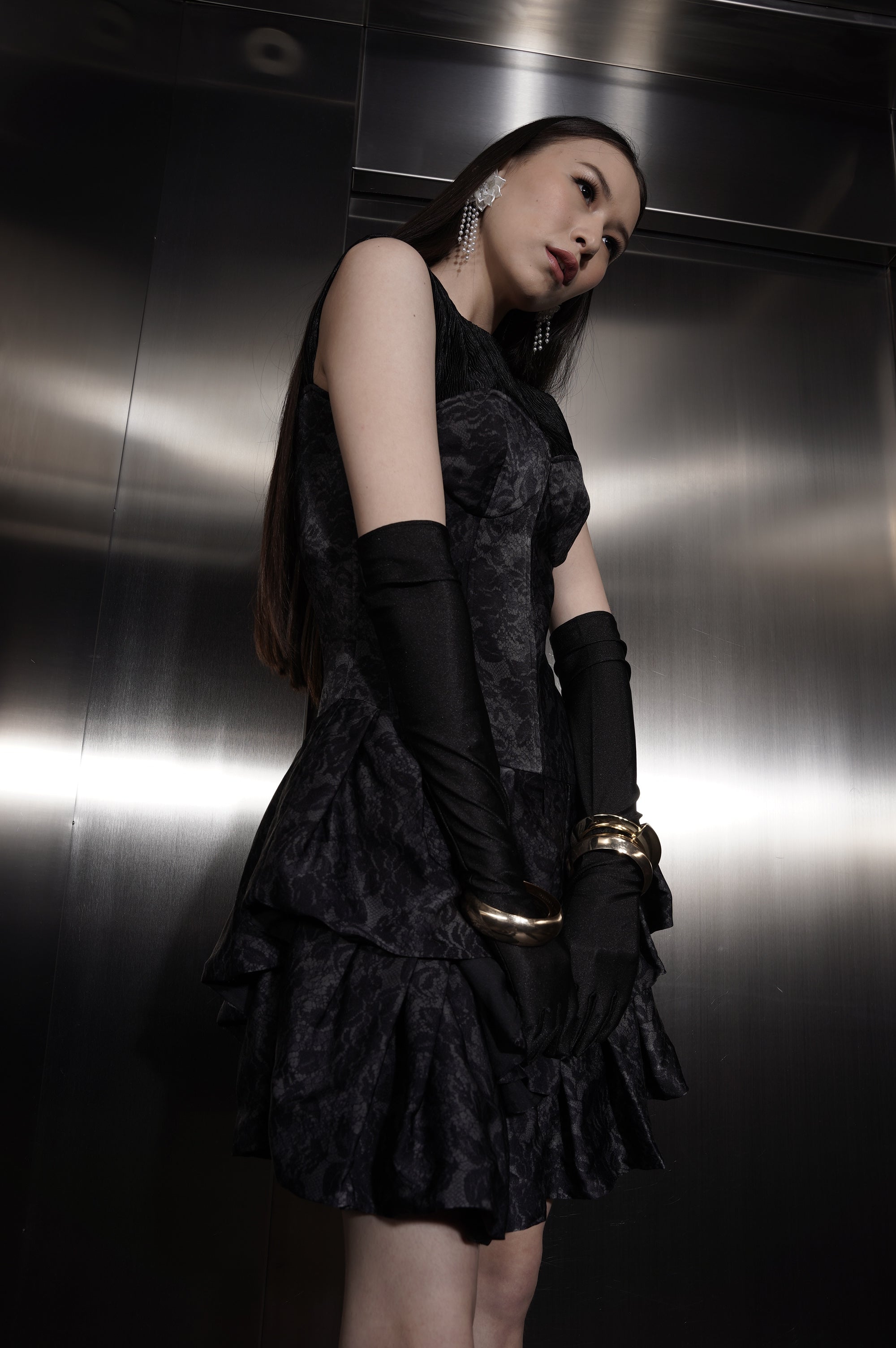 Bloom et Champs ACL Dress in Saten Lace