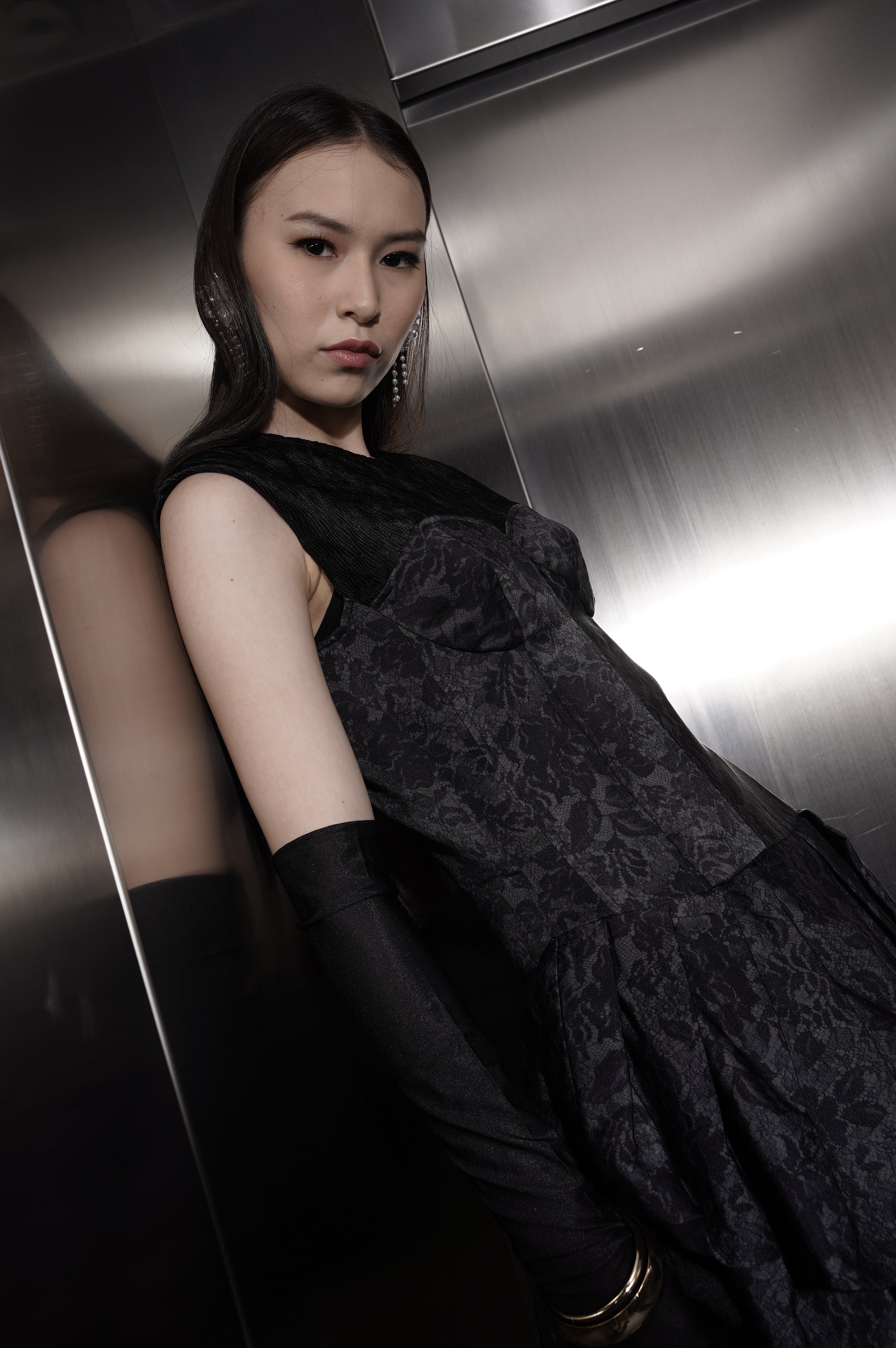 Bloom et Champs ACL Dress in Saten Lace