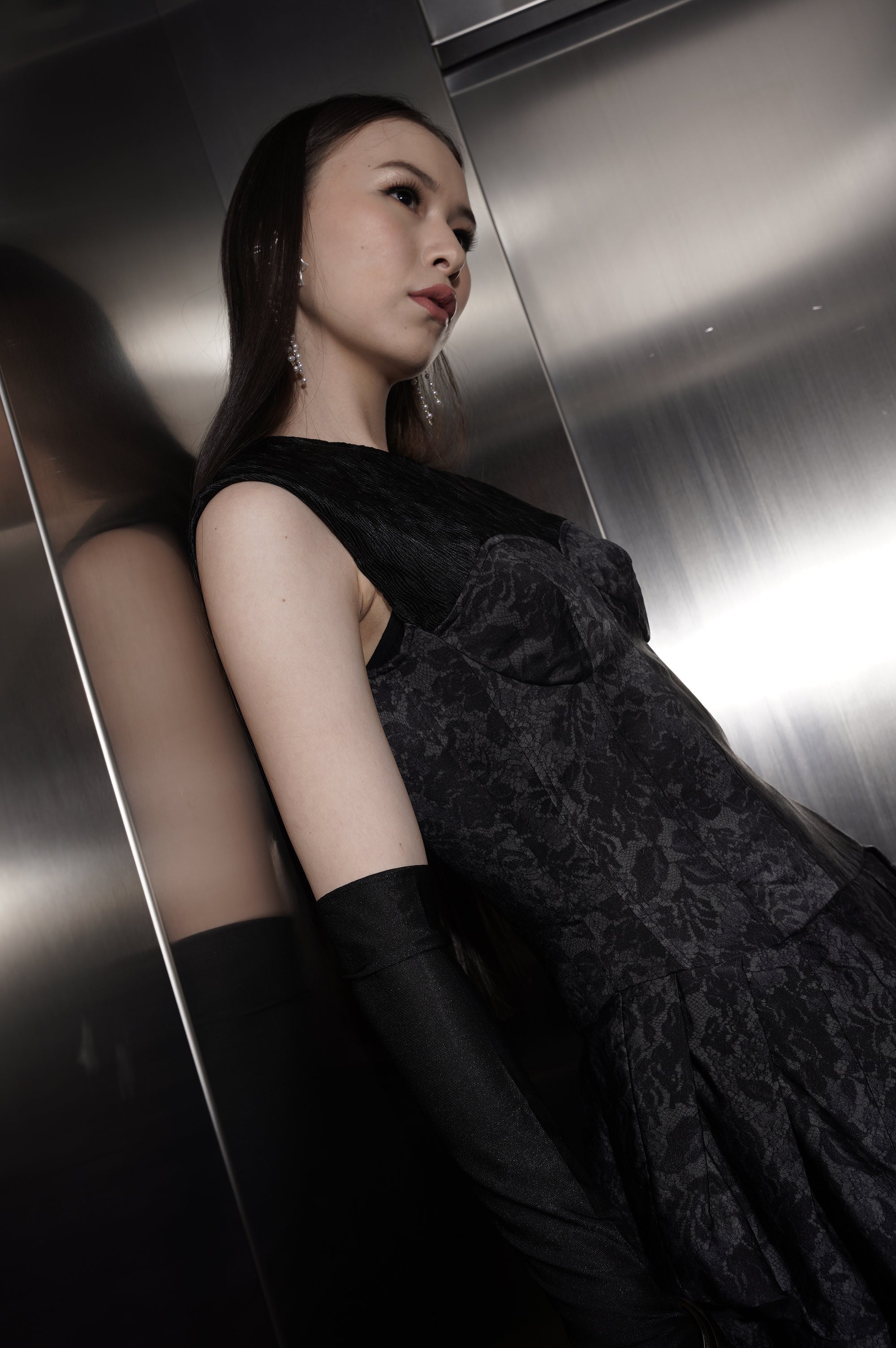 Bloom et Champs ACL Dress in Saten Lace