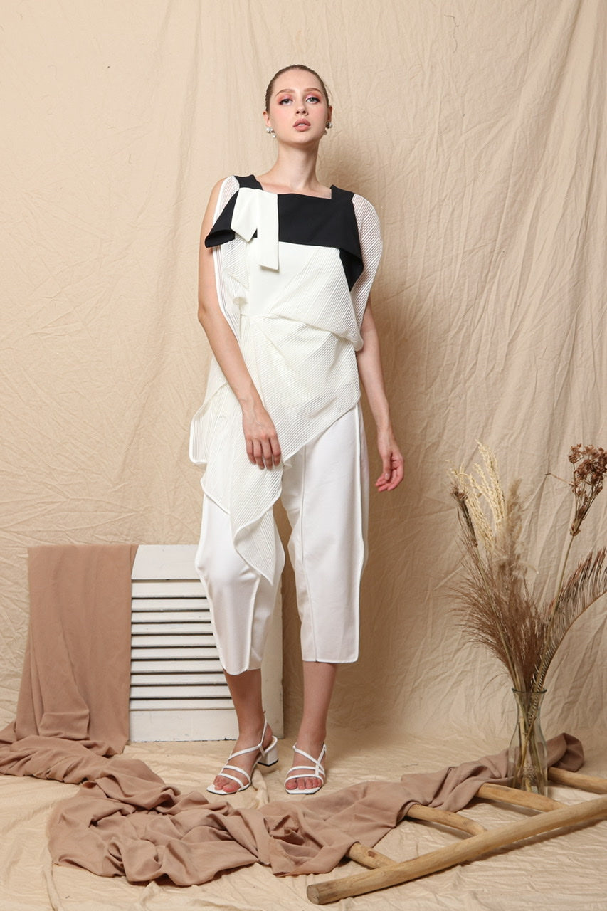 Top Panda Renda Putih