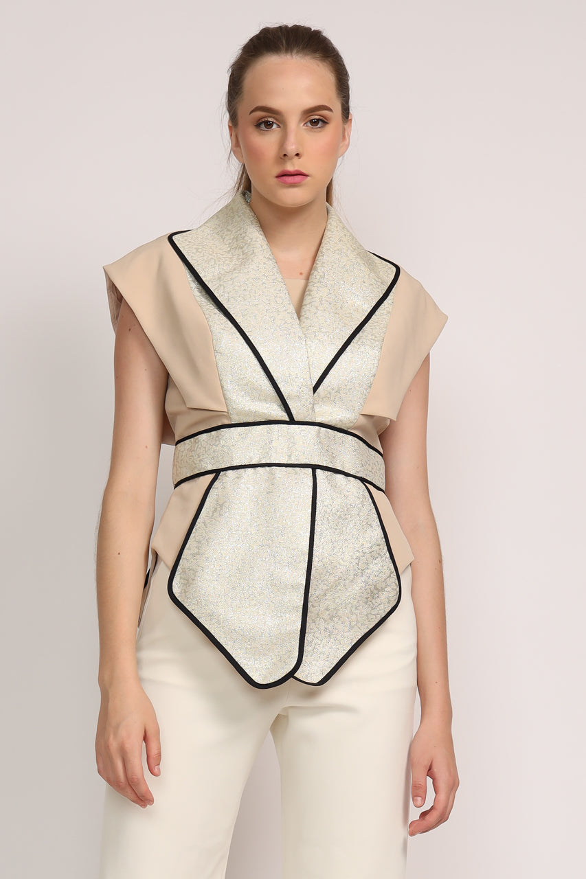 Bloom et Champs Blazer Kipas Beige