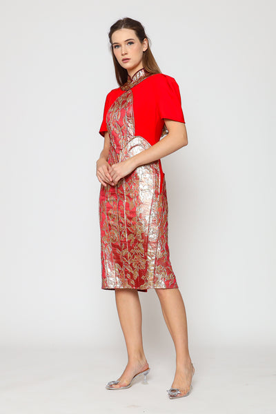 Dress Cheongsam Merah