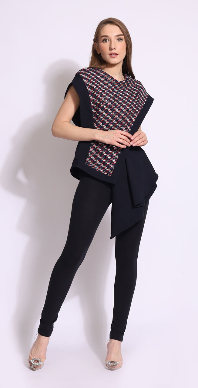 Bloom et Champs Navy Tweed