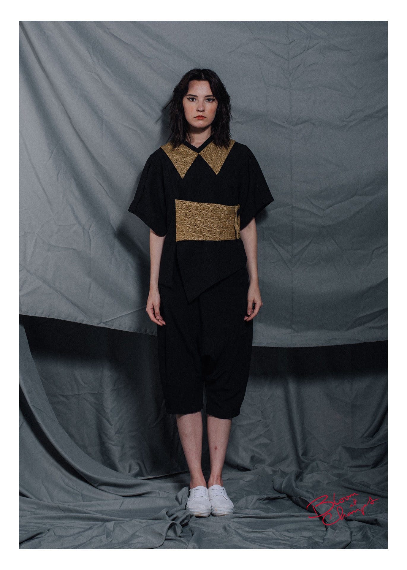 Tiger Collar Top
