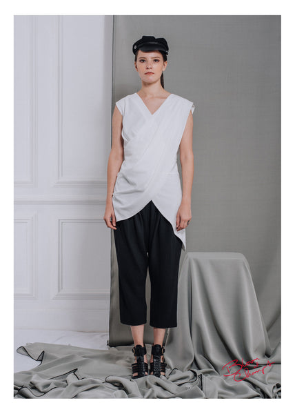Poly White Top