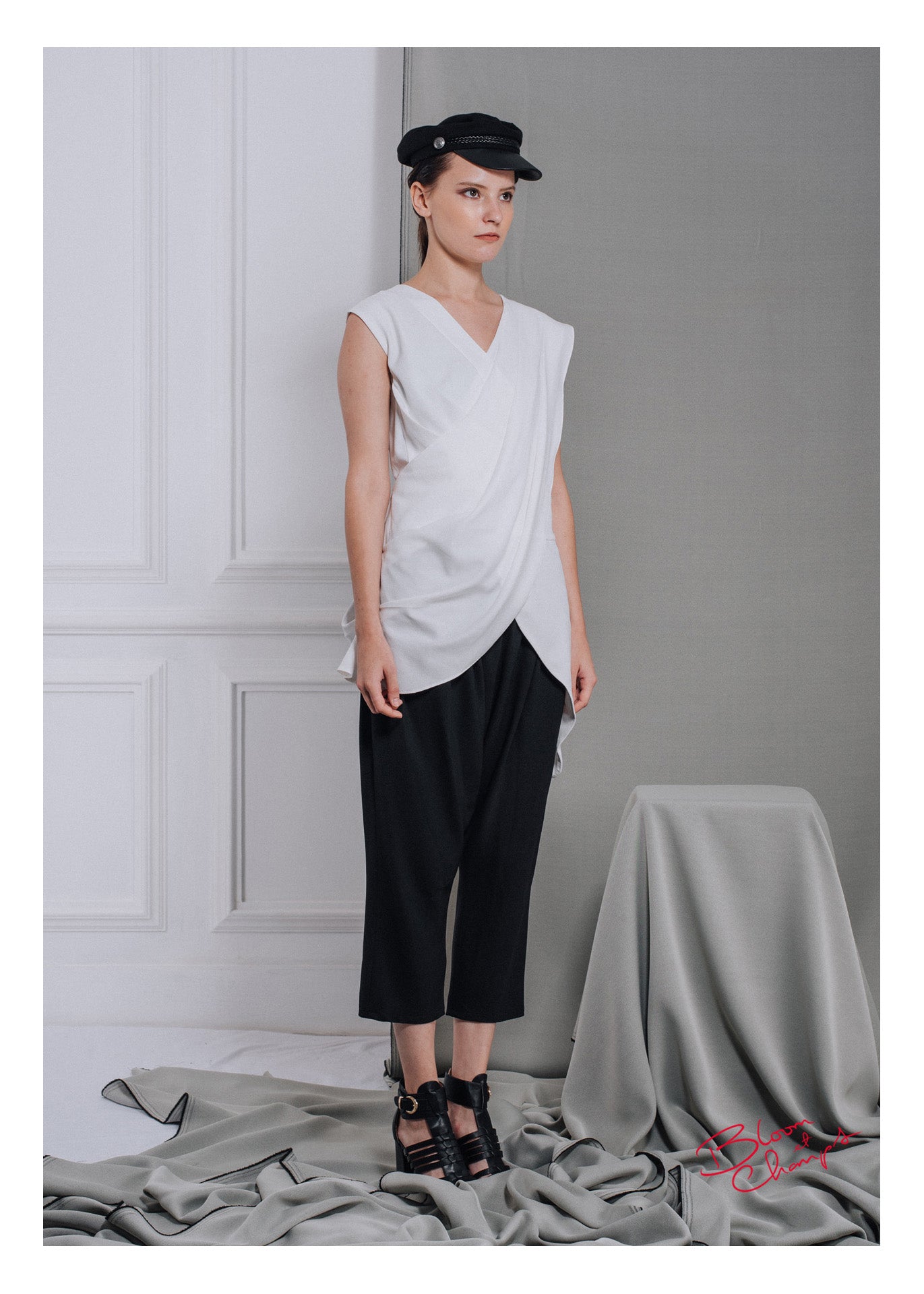 Poly White Top