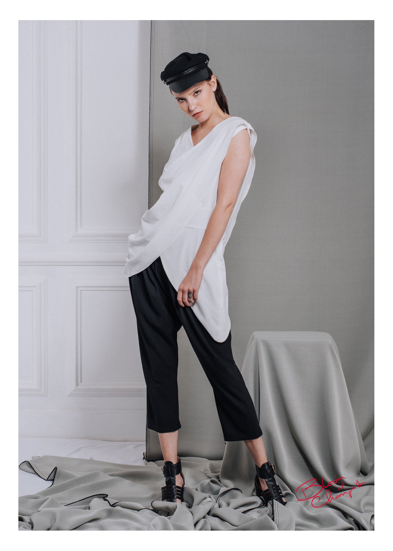Poly White Top