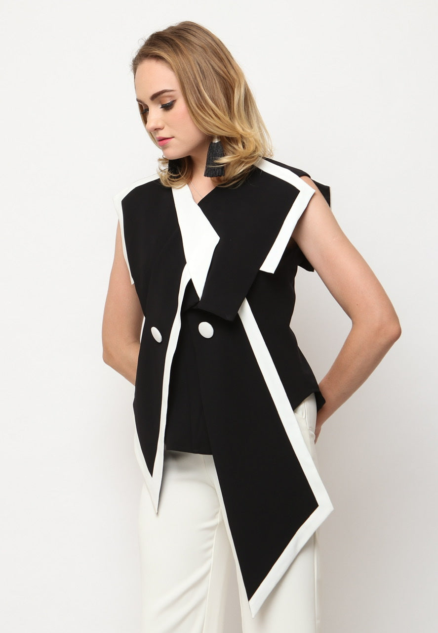 Top Tuxedo Hitam