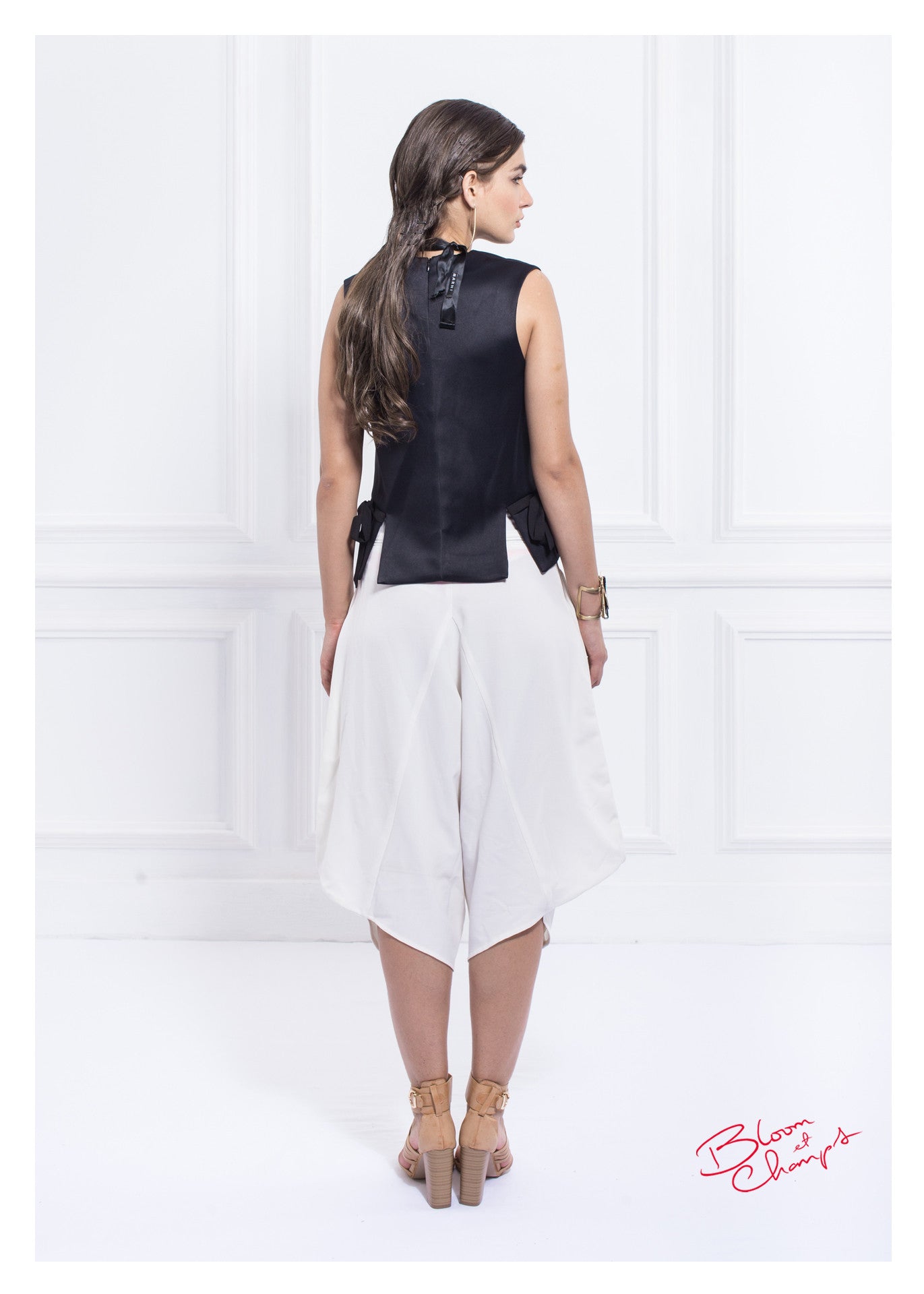 3D Pants White